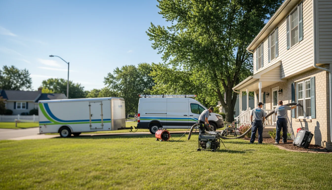 Flooded Basement Restoration And Cleanup With Repair in Xenia, IL near me